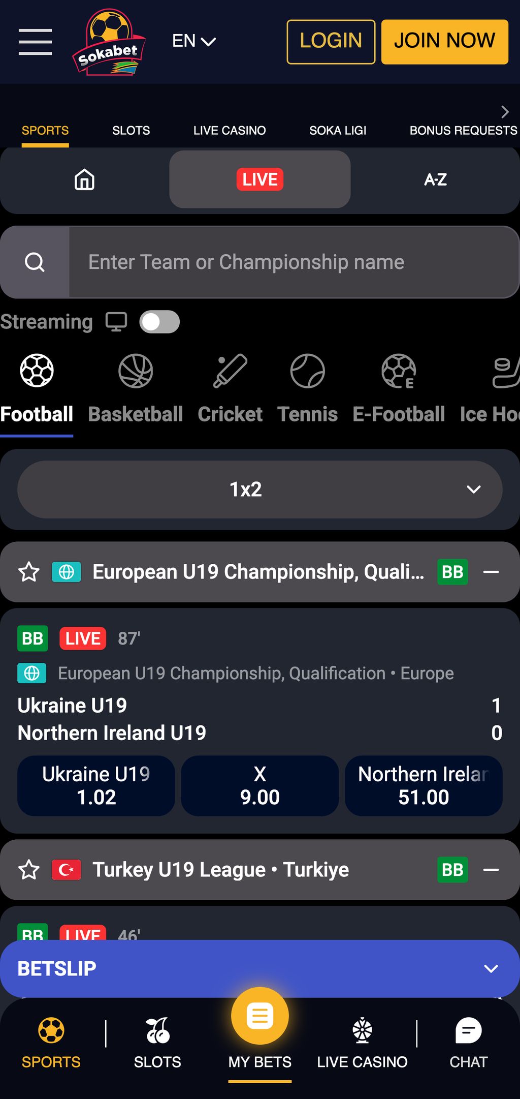 Sokabet sports betting