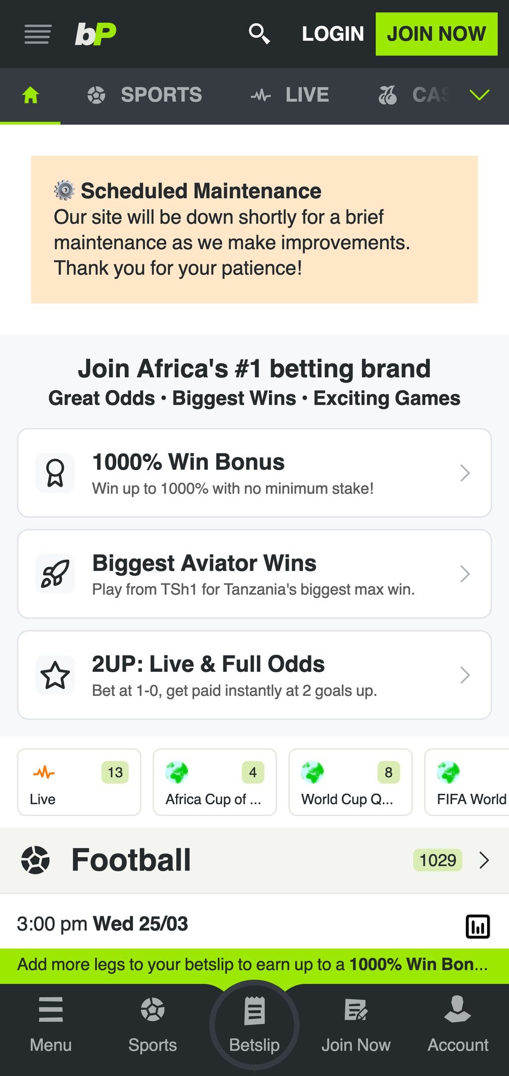 betPawa official website
