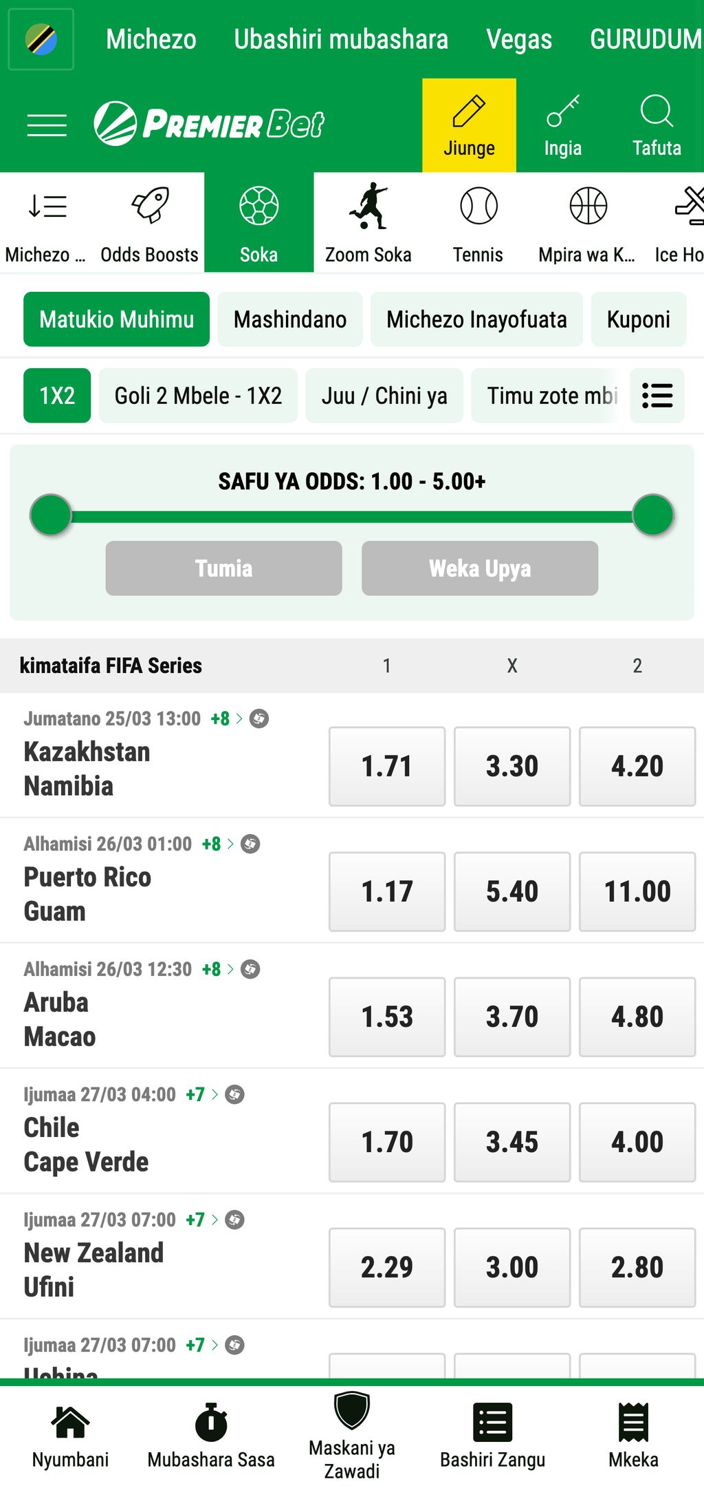 Premier Bet sports betting